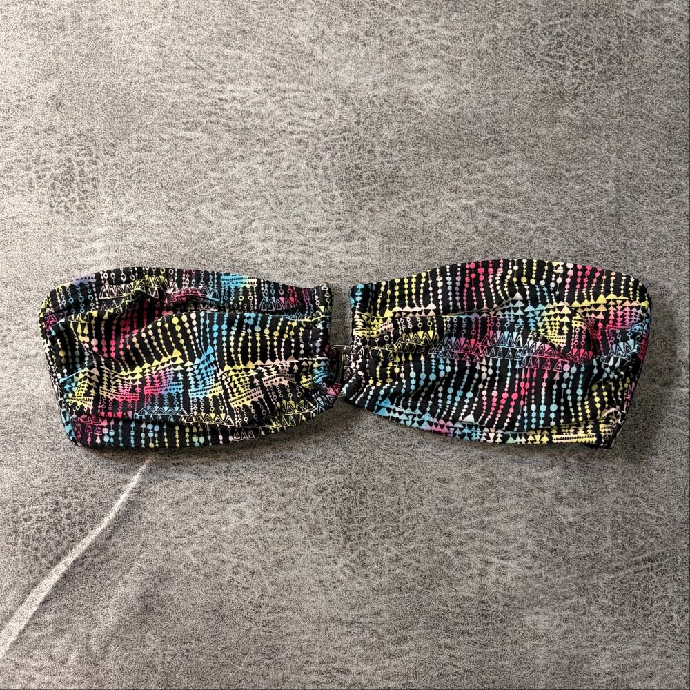 Y2k Dotted Colorful Bandeau Bikini Top